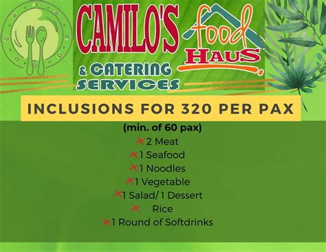 Camilo's Event Catering Services .